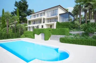 Laura Aguilera Villa With Stunning Views Of Lake Lugano And Extensive Private Grounds