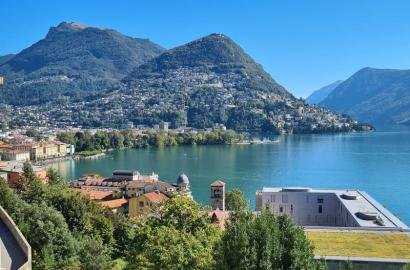 "Appartamento LUGANO CENTRO, Via C. Maraini 13 - Vista Lago, Ottima posizione, residenza signorile ."